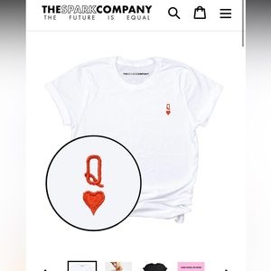 Queen of Hearts ♥️ t-shirt brand new, never worn, size S.